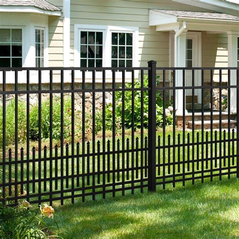 house metal fence price|metal fencing cost per metre.